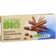 Biscuits chocolat au lait Carrefour Bio