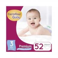 Couches taille 3, 4-9 kg Carrefour Baby