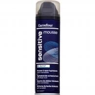 Mousse à raser peaux sensibles/hydratante Carrefour