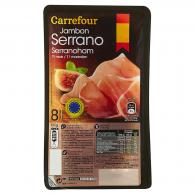 Jambon serrano en tranches Carrefour