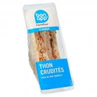 Sandwich thon crudités Carrefour Bon App’