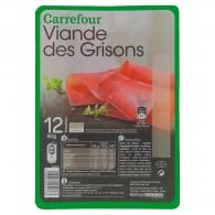 Viande des grisons en tranches Carrefour