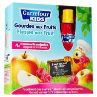 Compote en gourde pomme framboise Carrefour Kids