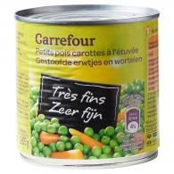 Petits pois carottes très fins Carrefour