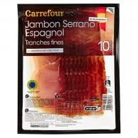 Jambon serrano Espagnol Carrefour