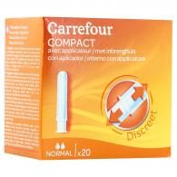 Tampons normal avec applicateur Carrefour