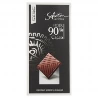 Chocolat noir 90% cacao Carrefour Selection