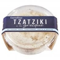 Tzatziki yaourt grec, concombre, aneth Carrefour