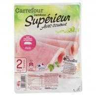 Jambon avec couenne Carrefour