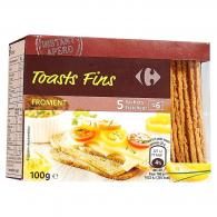 Toasts fins au froment Carrefour