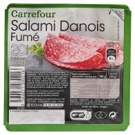 Salami danois fumé Carrefour