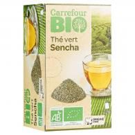 Thé bio vert sencha Carrefour Bio