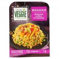 Plat cuisiné boulgour butternut et fève Carrefour Veggie