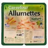 Allumettes nature Carrefour