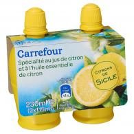 Jus de citron à l’huile essentielle de citro Carrefour
