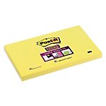Post-it® Notes jaune jonquille Super Sticky 76 x 127 lot de 12 blocs de 90 feuilles