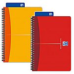Cahier double spirale – Oxford – 24 x 32 cm – grands carreaux – 180 pages – coloris assortis