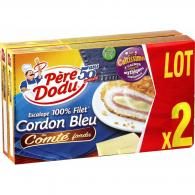 Cordons bleus au Comté fondu Père Dodu