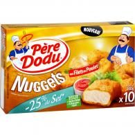 Nuggets poulet sel réduit Père Dodu