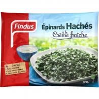 Légumes cuisinés épinards hachés crème Findus