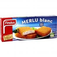 Poisson pané Merlu blanc 100% filet Findus