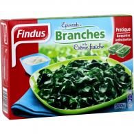 Légumes cuisinés épinards branches à la crème Findus