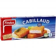 Poisson pané tranches de cabillaud Findus