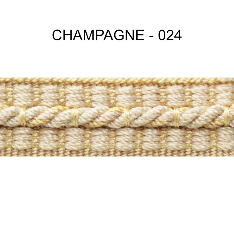 Galon cordonnet 12 mm Champagne 024