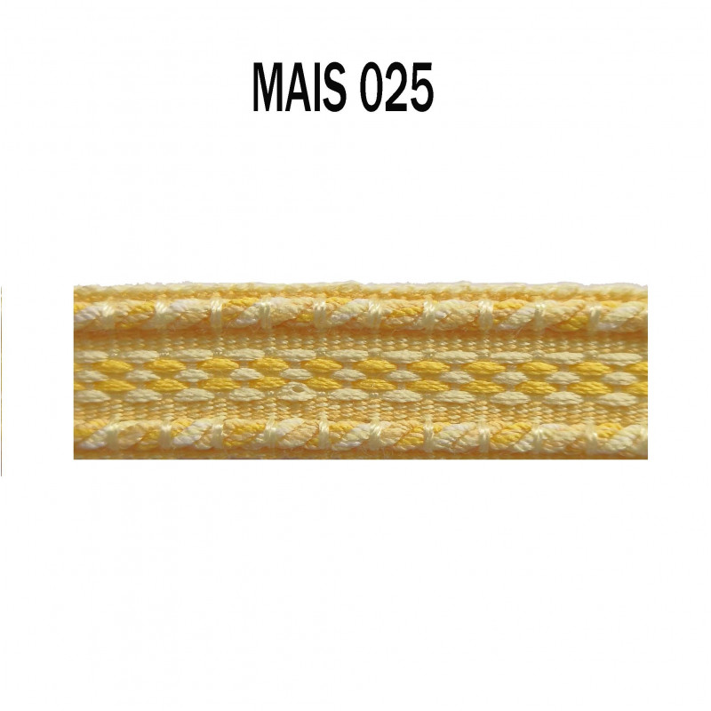 Galon chaînette 15 mm 025 Maïs