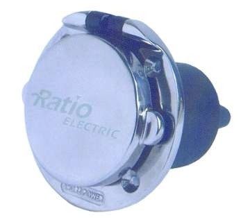 Connecteur femelle Radio Electric avec obturateur caoutchouc – 16A