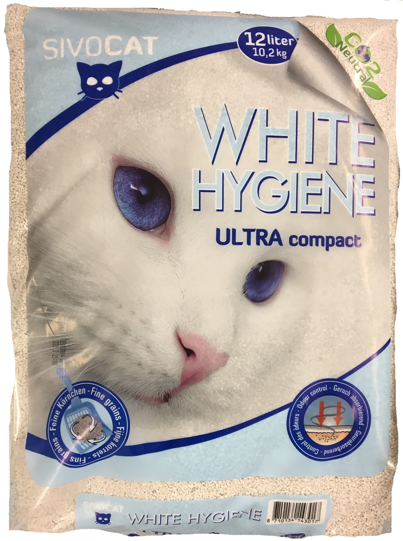 Sivocat white hygiène Ultra compact – 12L