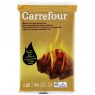 Allume-feu bois compressé Carrefour