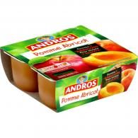 Compotes pomme abricot Andros