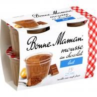 Desserts mousse chocolat lait Bonne Maman