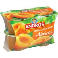 Desserts de fruits abricot Andros