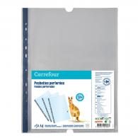 Pochettes perforées sachet de 50 A4 Carrefour