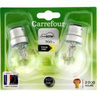 Ampoule halogène 60W B22 Carrefour