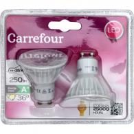 Ampoules GU10 4W Carrefour