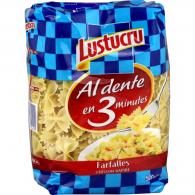 Pâtes Farfalles al dente en 3 min Lustucru