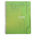 Cahier Calligraphe 17 x 22 cm – petits carreaux 180 pages 70g à spirales
