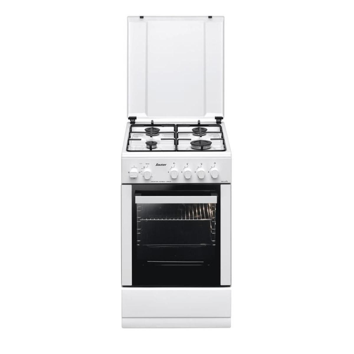 Cuisinière gaz SAUTER SCG1553W 4 foyers gaz Blanc