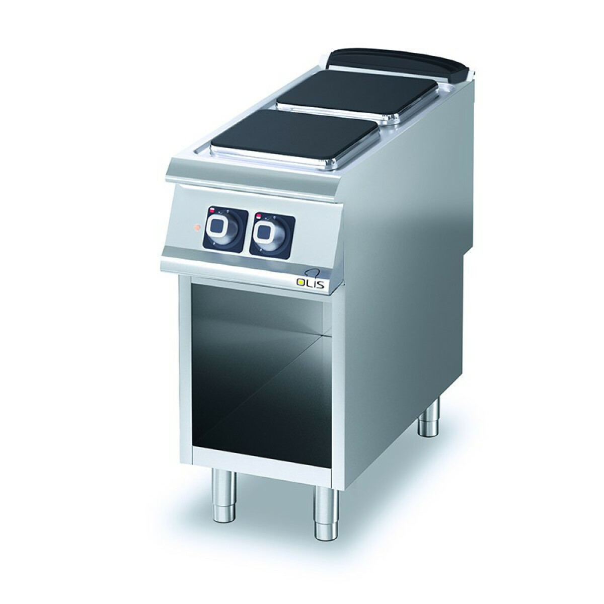 Fourneau Electrique sur Meuble Diamante 90 – 2 à 4 Plaques Carrées – Olis