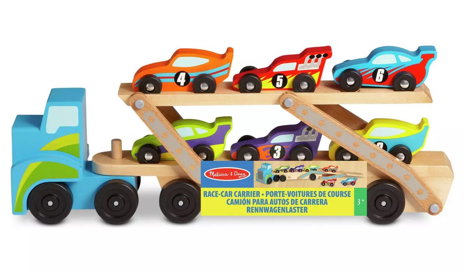 Melissa & Doug Jumbo Race Car Carrier