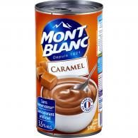 Crème dessert caramel Mont Blanc