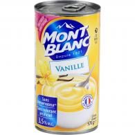 Crème dessert vanille Mont Blanc
