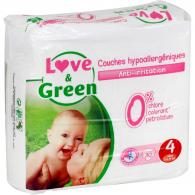 Couches T4 : 7-14 kg Love & Green