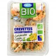 Crevettes bio décortiquées coriandre citron Miti