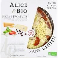 Pizza 3 fromages s/gluten Alice & Bio