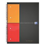 Cahier spirale OXFORD A4+ International 80 80 g/m² Papier Noir