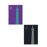 Carnet ligné Oberthur A6 Tour Eiffel 96 Pages 80 g/m² Assortiment